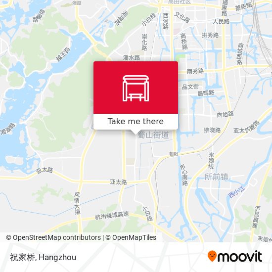 祝家桥 map