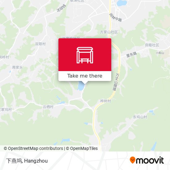 下燕坞 map