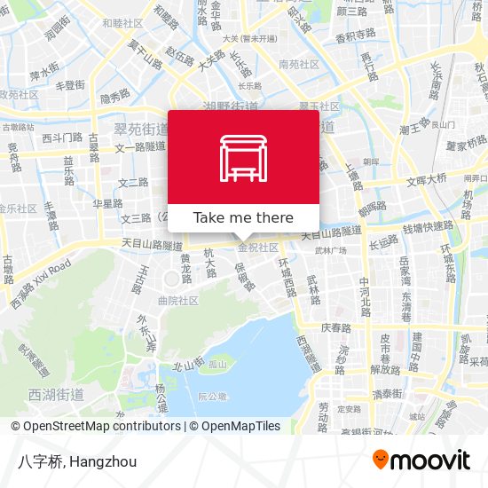 八字桥 map