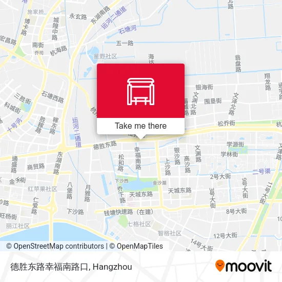 德胜东路幸福南路口 map