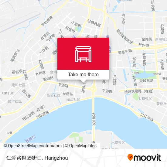 仁爱路银堡街口 map