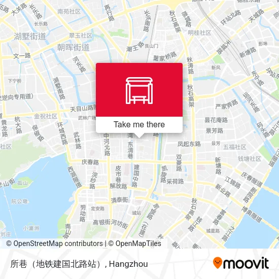 所巷（地铁建国北路站） map