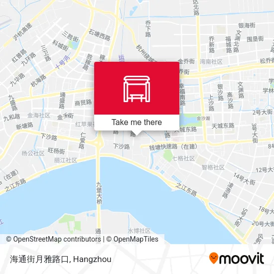 海通街月雅路口 map