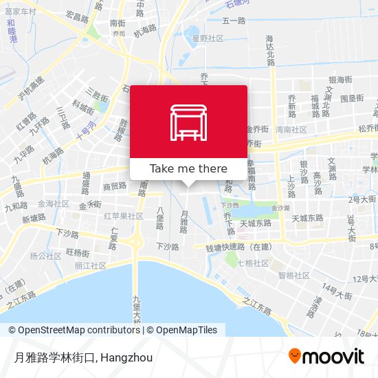 月雅路学林街口 map