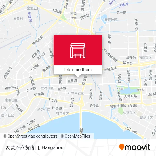 友爱路商贸路口 map