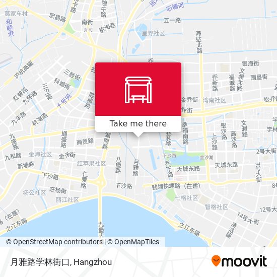 月雅路学林街口 map