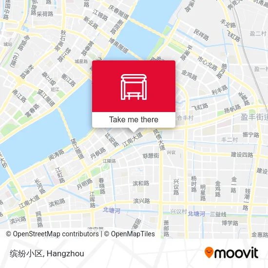 缤纷小区 map