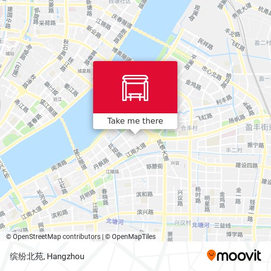 缤纷北苑 map