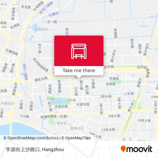 学源街上沙路口 map