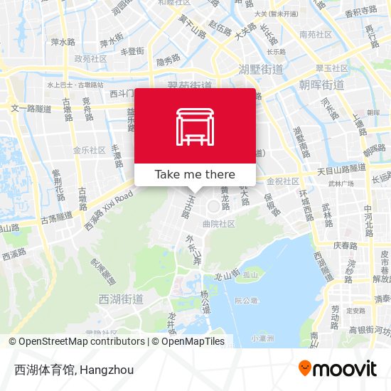 西湖体育馆 map