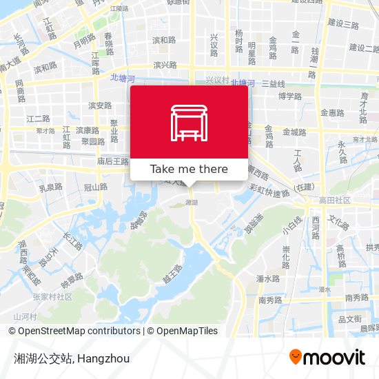 湘湖公交站 map
