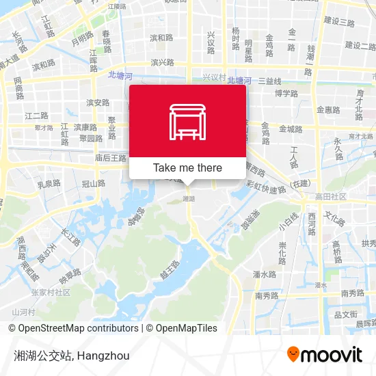 湘湖公交站 map