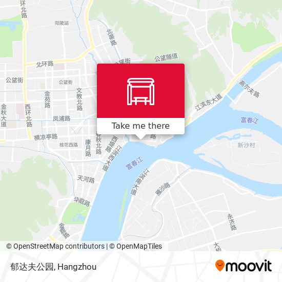 郁达夫公园 map