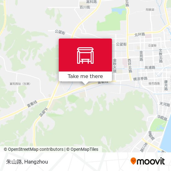 朱山路 map