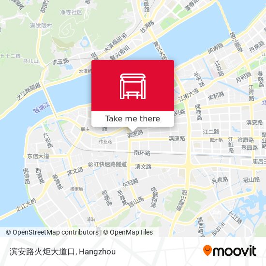 滨安路火炬大道口 map