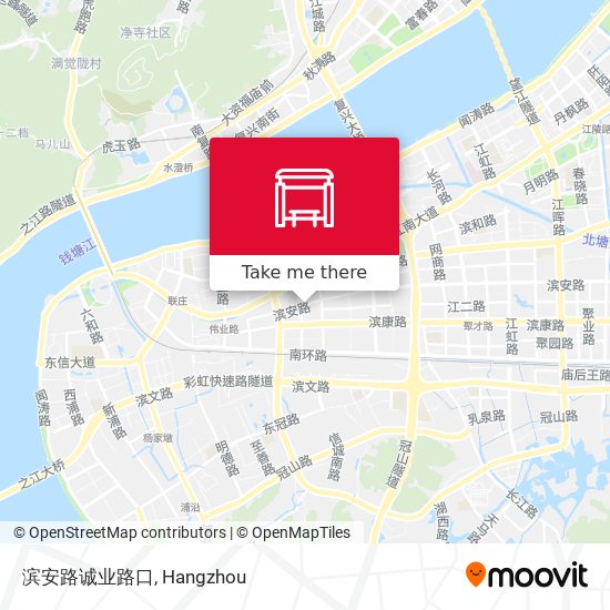 滨安路诚业路口 map