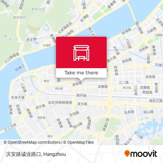 滨安路诚业路口 map