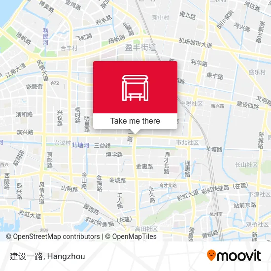 建设一路 map