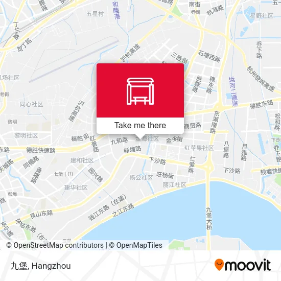 九堡 map