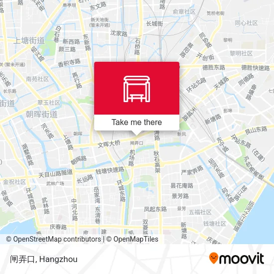闸弄口 map