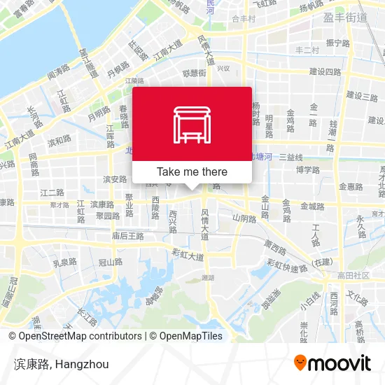 滨康路 map