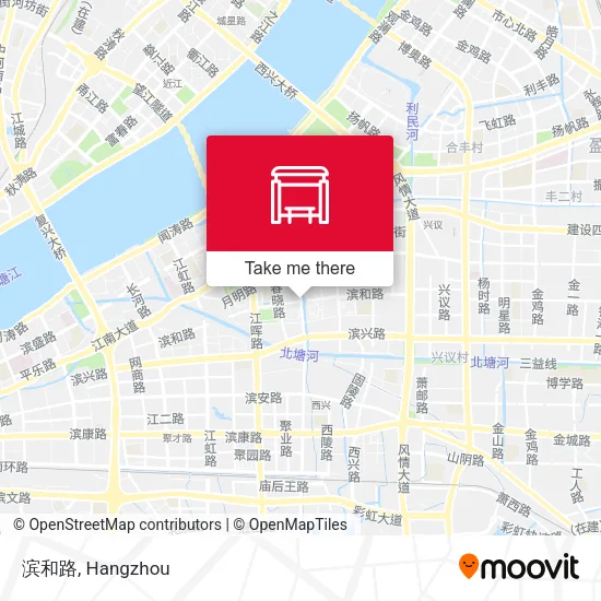 滨和路 map