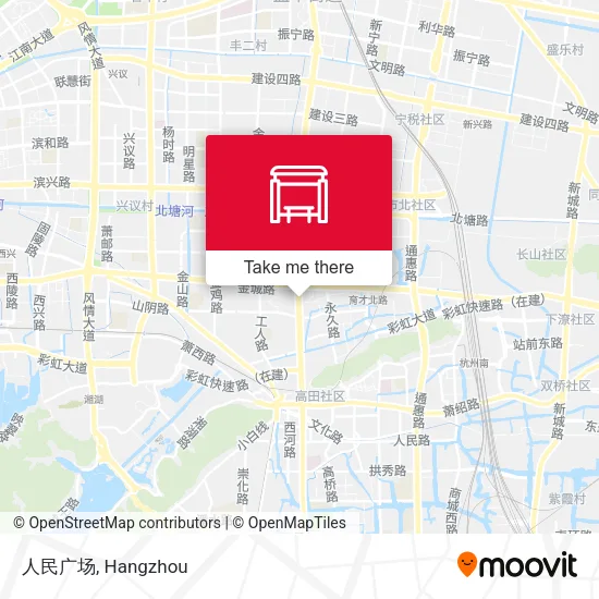 人民广场 map
