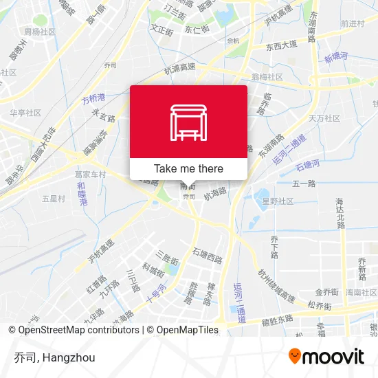 乔司 map
