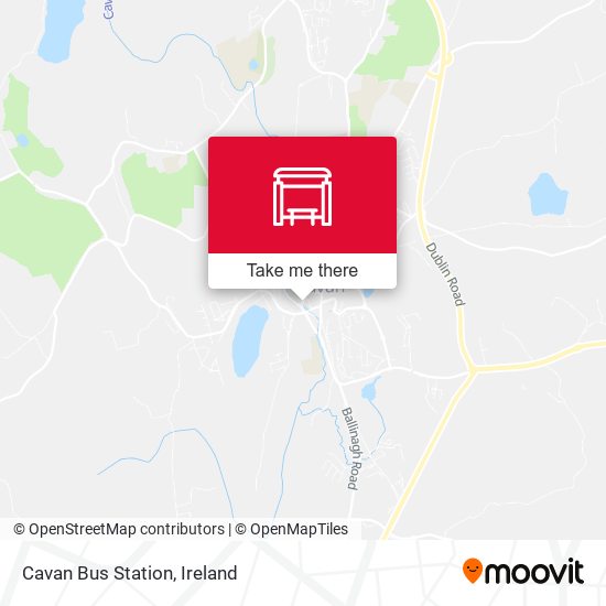 Cavan Bus Station map