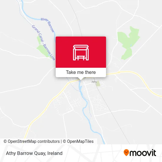 Athy Barrow Quay map