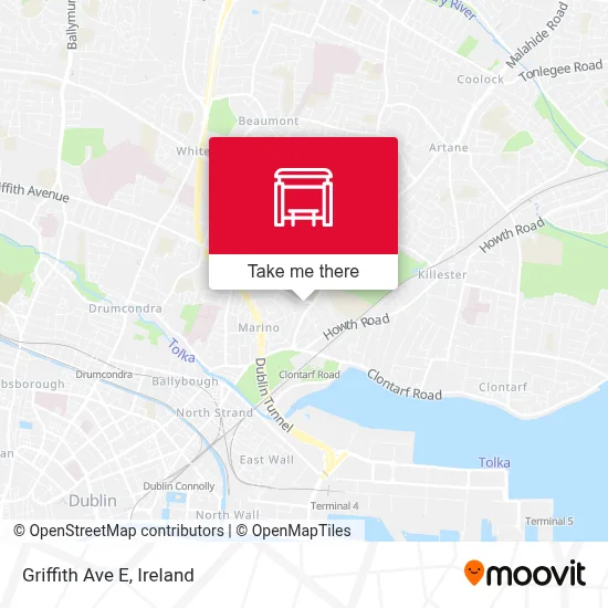 Griffith Ave E map