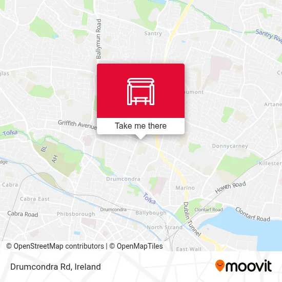 Drumcondra Rd map