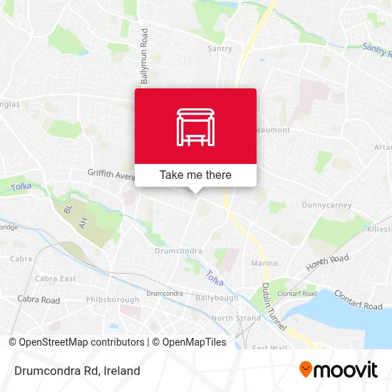 Drumcondra Rd map