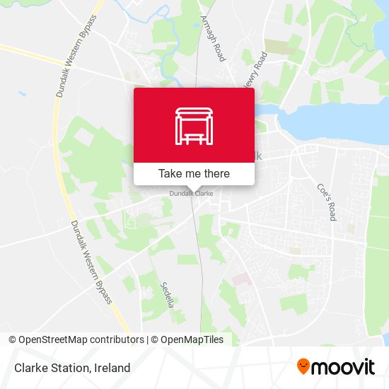 Clarke Station map