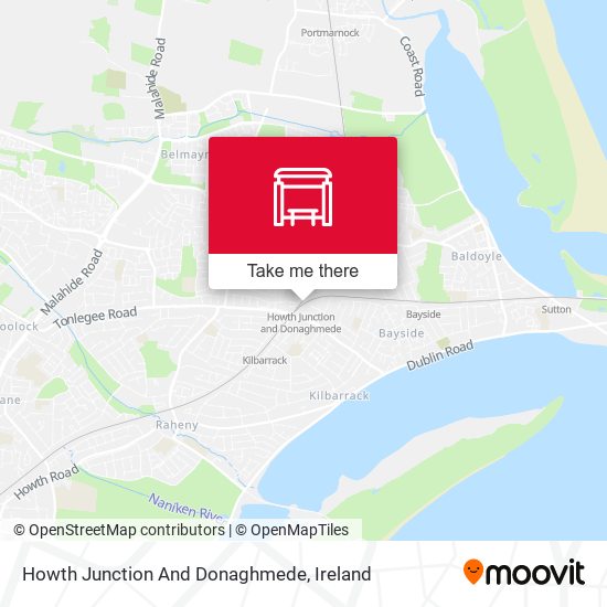 Howth Junction And Donaghmede map