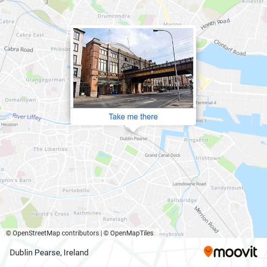 Dublin Pearse map