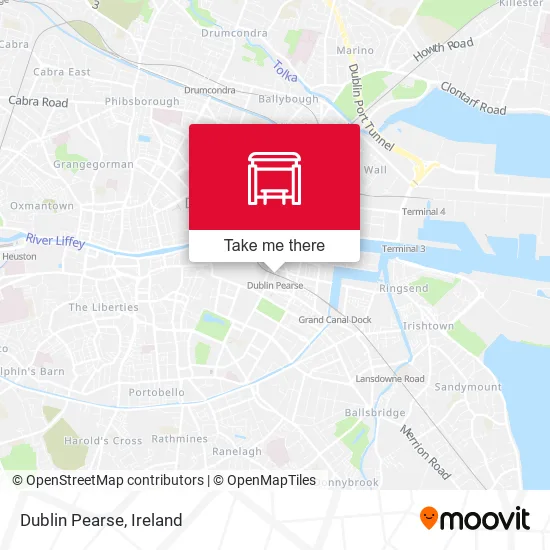 Dublin Pearse map