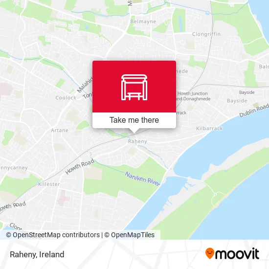 Raheny map