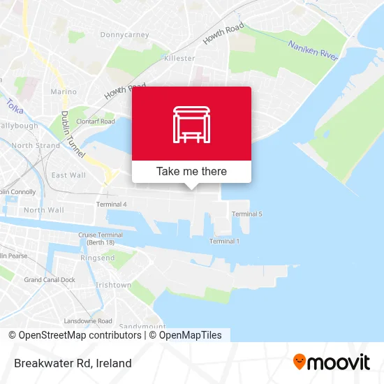 Breakwater Rd map