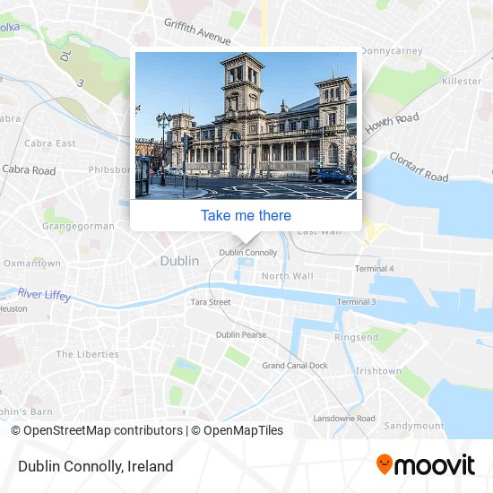 Dublin Connolly map