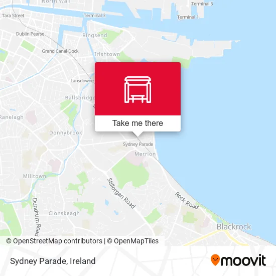 Sydney Parade map