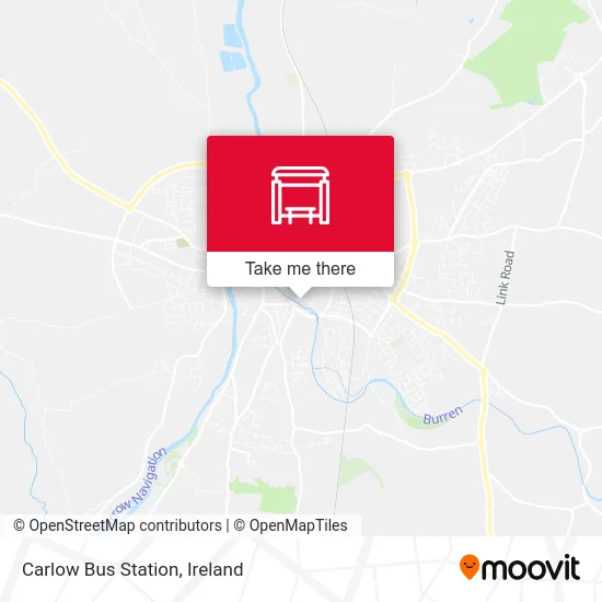 Carlow Bus Station map