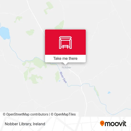 Nobber Library map