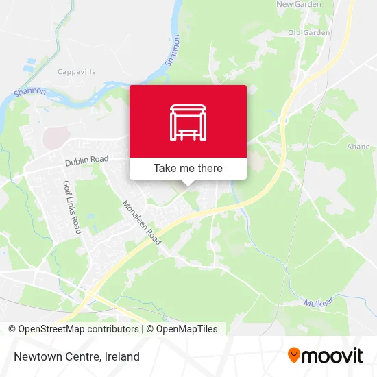 Newtown Centre map