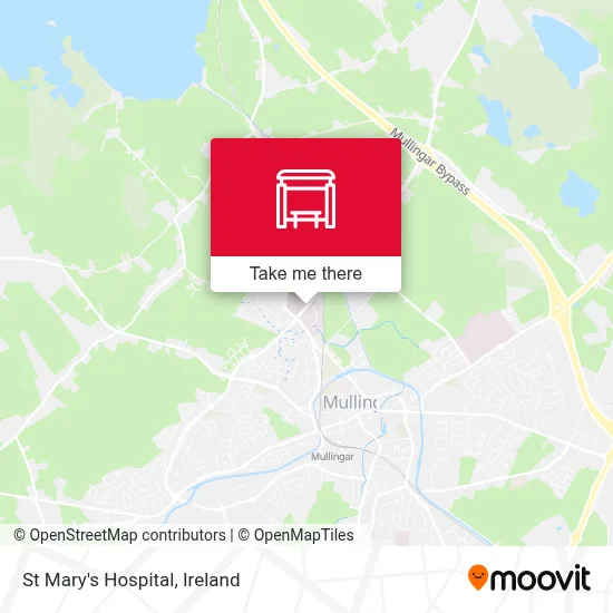 St Mary's Hospital map