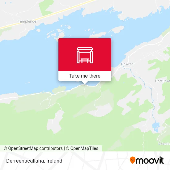 Derreenacallaha map