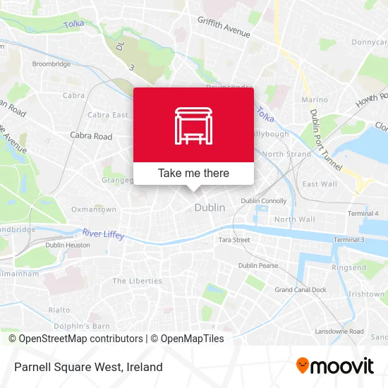 Parnell Square West map