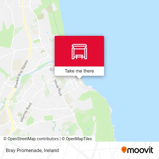 Bray Promenade map