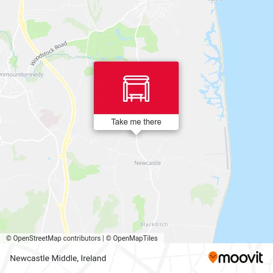 Newcastle Middle map