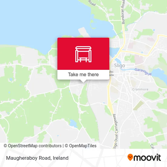 Maugheraboy Road map